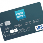 carte bleue hello bank