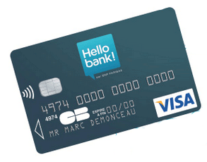 carte bleue hello bank