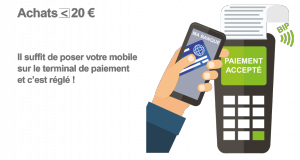 paiement sans contact par mobile moins de 20 euros