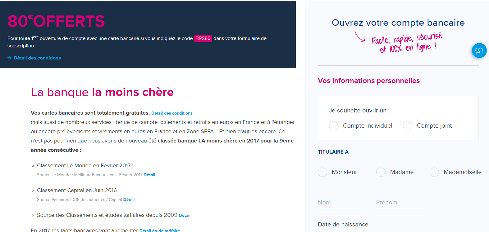 Comment ouvrir un compte BoursoBank (ex Boursorama Banque) en ligne