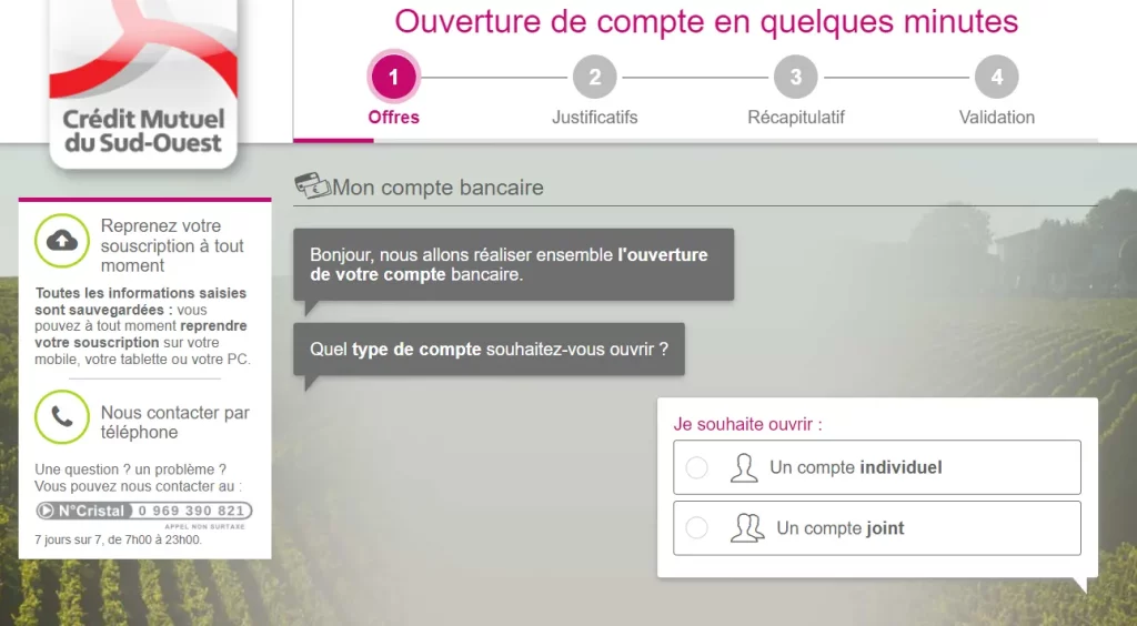 Ouvrir un compte au Crédit Mutuel Arkéa