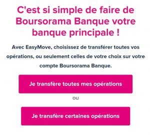 boursorama banque mobilité bancaire