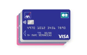 carte visa classic axa