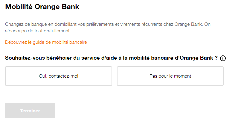 changer de banque pour orange bank