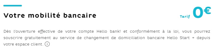mobilité bancaire