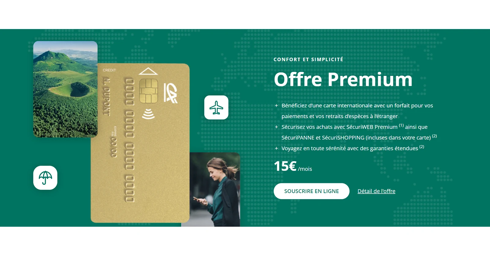 Pack Premium Crédit Agricole - Une offre haut de gamme pour l'étranger